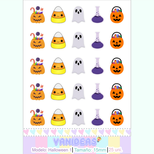 Sticker resinado - Halloween 1