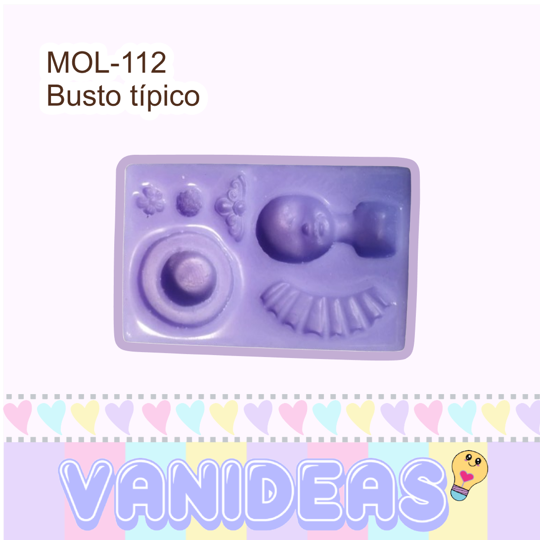 Molde 102 - Busto típico