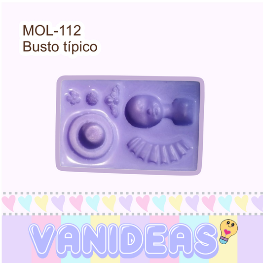 Molde 102 - Busto típico