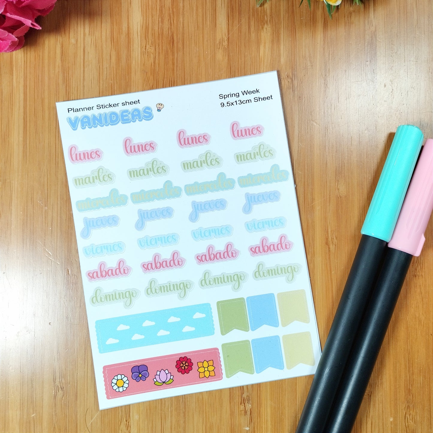 Sticker sheets - Spring day